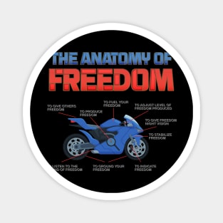 The Anatomy Of Freedom Shirt, Motorcycle Gift, Biker Lover Gift, Gift For Biker, Motor Cross, Motorcycle Anatomy Magnet